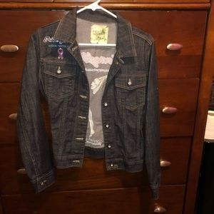 Rhinestone Jean Jacket